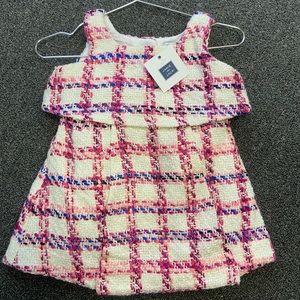 NWT Janie & Jack Plaid Boucle Dress